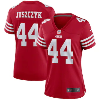 womens nike kyle juszczyk scarlet san francisco 49ers playe